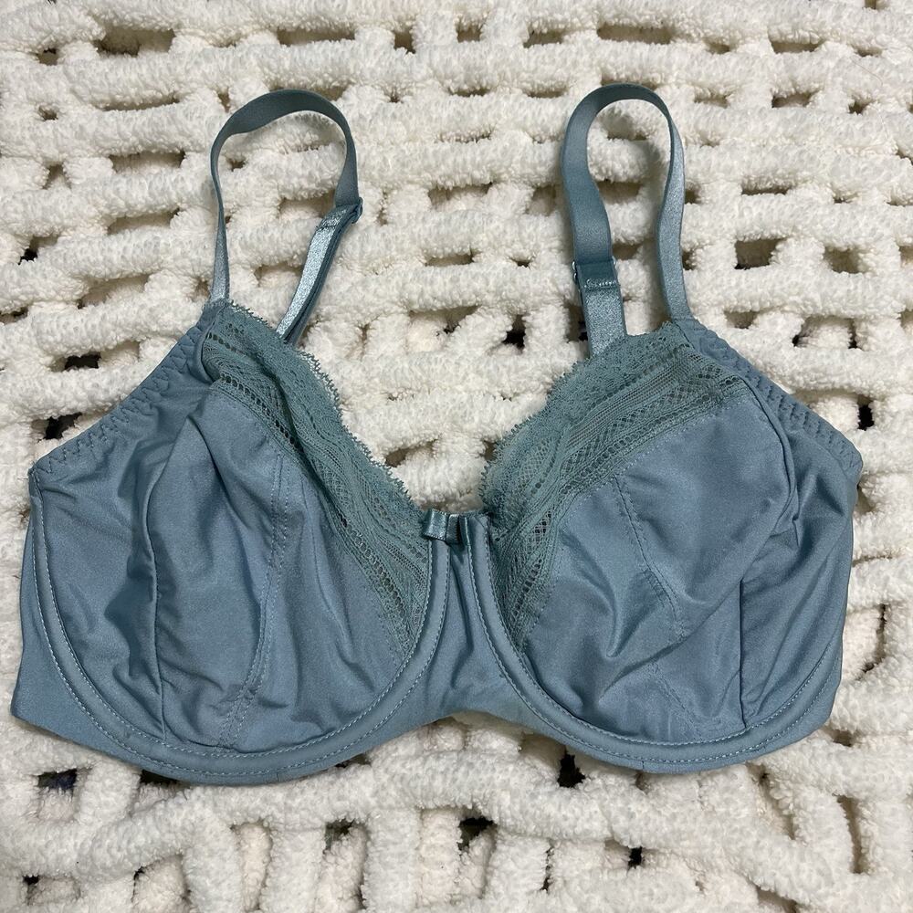 Chantelle Women's Comfort Unlined Underwire Turquoise Bra C17810 - Size 32DDD